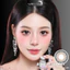 Lens mắt 830 Choco màu nâu cafe mix nâu sáng vân tia không giãn tự nhiên, size nhỏ