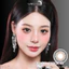 Lens mắt 830 Choco màu nâu cafe mix nâu sáng vân tia không giãn tự nhiên, size nhỏ