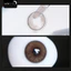 Lens mắt 674 Brown màu tự nhiên, viền nhám, size nhỏ - thương hiệu LUNA EYES