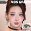 Lens mắt FD-405 Gray màu xám nâu mắt mèo, viền nâu đen, size lớn - brand LUNA EYES