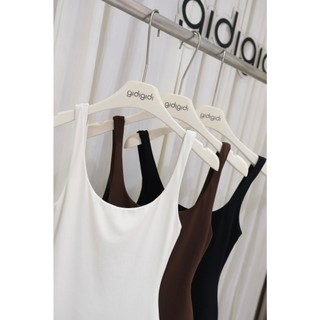 GIDIGIDI - NINA DRESS 10514 đầm hai dây cổ tròn chất thun co giãn dáng ngắn basic