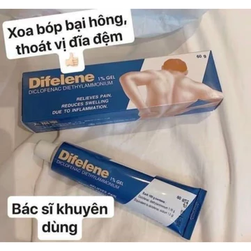 Gel xoa bóp Difelene 100g Thái Lan Gel Bôi Xoa Bóp ,Đau Nhức Mỏi