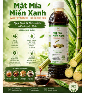 Combo 2 chai mật mía miền xanh 600g nguyên chất 100% tự nhiên - Mật mía miền trung