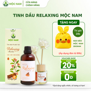 Tinh dầu thơm phòng Relaxing Mộc Nam hương cam - quế - đinh hương thư giãn, khử mùi phòng