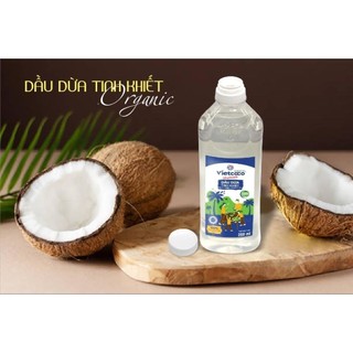 Dầu Dừa Tinh Khiết Organic Vietcoco 1L - Dầu Dừa Nguyên Chất