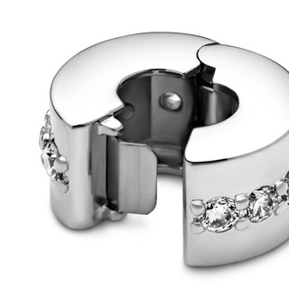 Charm Bấm Pandora Bạc Đính Hàng Đá CZ Trong Suốt - Clear Sparkling Row Clip Charm