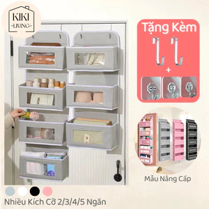 Túi Treo Tường Cửa Tủ Quần Áo 2/3/4/5 Tầng Đa Năng Đựng Đồ Tiện Lợi Không Cần Khoan