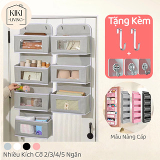 [Quà tặng: Móc treo + Giao nhanh] Túi Treo Tường Cửa Tủ Quần Áo 2/3/4/5 Tầng Đa Năng Đựng Đồ Tiện Lợi Không Cần Khoan