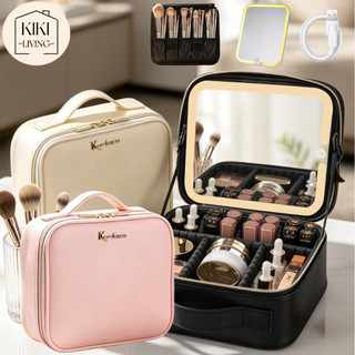 [Tặng quà+1 đổi 1] Cốp makeup cốp đựng mỹ phẩm - cao cấp - gương LED - túi cọ -tháo rời tùy chỉnh - chống nước chống sốc