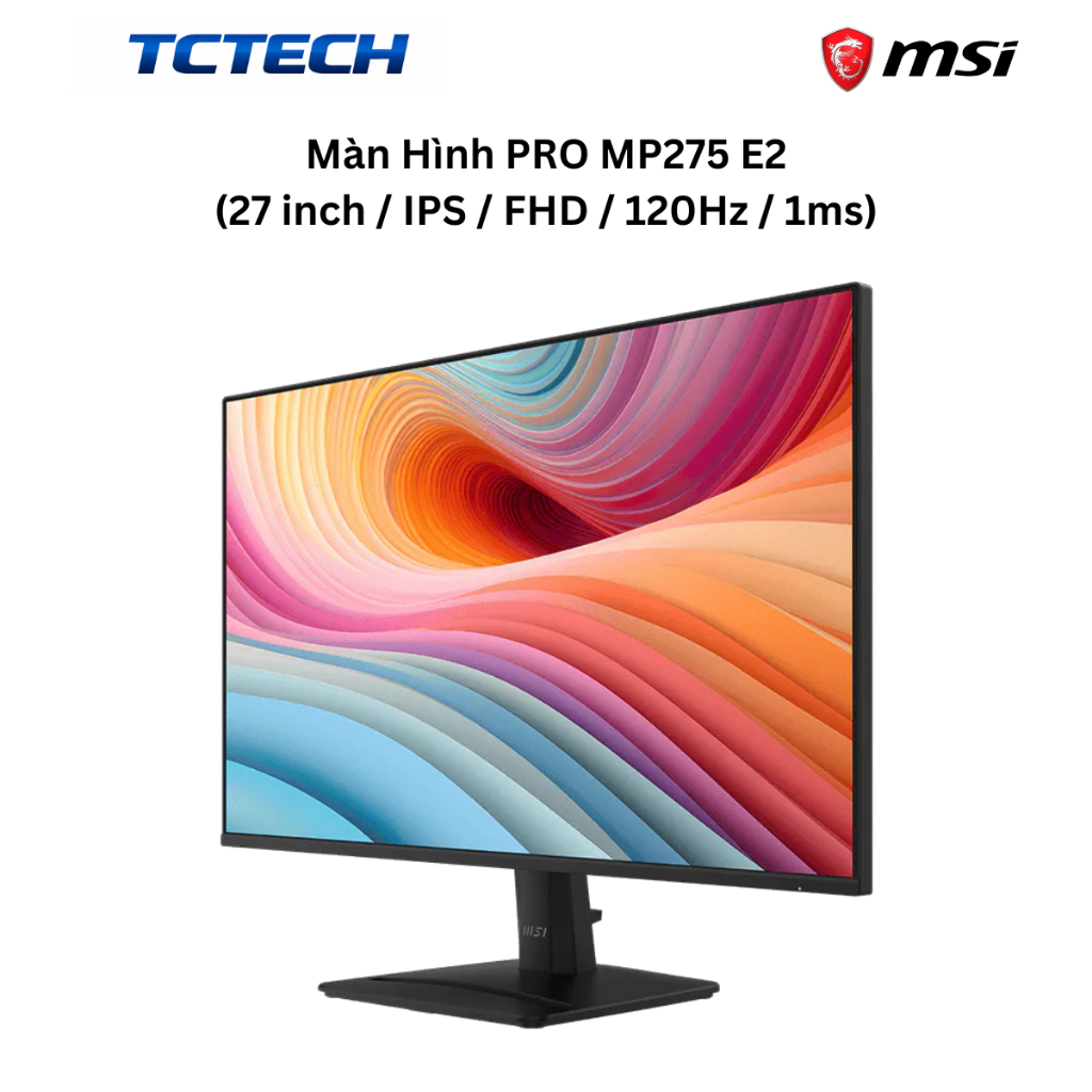 Màn hình MSI PRO MP275 E2 (27"/120Hz/FHD/1Ms/có loa) Chính Hãng | BigBuy360 - bigbuy360.vn