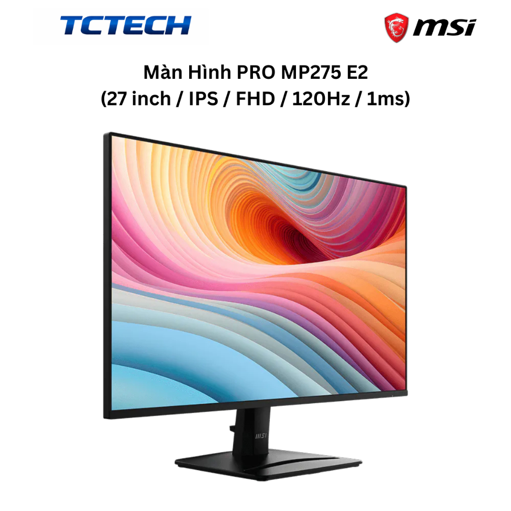 Màn hình MSI PRO MP275 E2 (27"/120Hz/FHD/1Ms/có loa) Chính Hãng | BigBuy360 - bigbuy360.vn