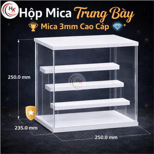 Hộp Kệ Tủ Mica Trưng Bày Mô Hình - Kệ Mica Trưng Bày Chống Bụi Bày Figure, Popmart, Gundam, Lego, Blind Box
