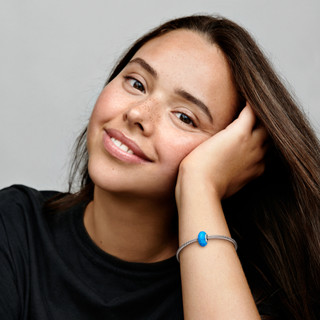 Charm Pandora Moments Opal Màu Xanh Dương - Opalescent Ocean Deep Blue Charm