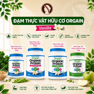 Protein Orgain Bột đạm thuần chay hữu cơ organic protein superfoods