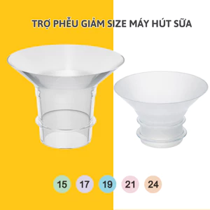 Đệm Giảm Size Silicone Coniu, Trợ Phễu Hạ Size 15-17-19-21-24mm Giúp Mẹ Hút Sữa Hiệu Quả( Hộp 1 Chiếc)