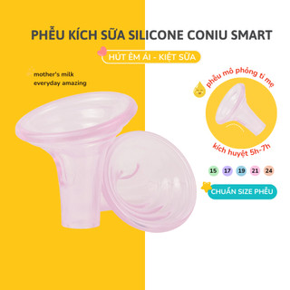 Phễu Hút Sữa Silicone Coniu, Silicone Bạch Kim Siêu Mềm Tăng Hiệu Quả Hút Sữa Kích Sữa