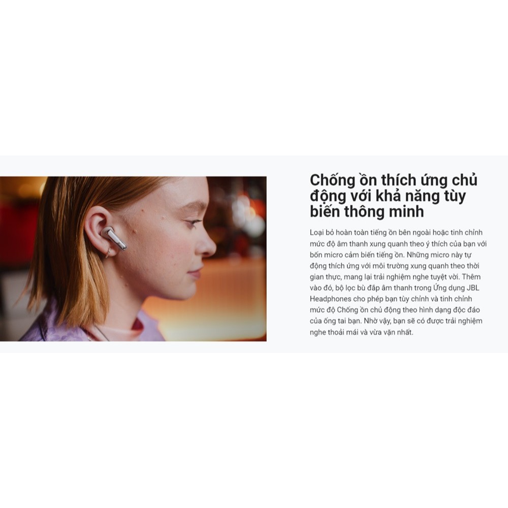 NewSeal Tai nghe JBL Live Beam 3 (Bluetooth 5.3 | Pin 12h | IP55 | Chống ồn ANC | LDAC | JBL Spatial | Màn hình LED) | BigBuy360 - bigbuy360.vn