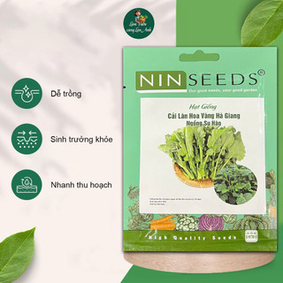 Hạt Giống Cải Ngồng Su Hào Siêu Ngọn (Gói 5g~1000 Hạt) Dễ Trồng, Sinh Trưởng Khỏe, Năng Suất Cao