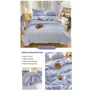 Chăn Hè Cotton Đũi Kẻ Mềm Mát Thoáng,Kích Cỡ 2mx2m2 hàng Loại 1, Mẫu Mới 2026