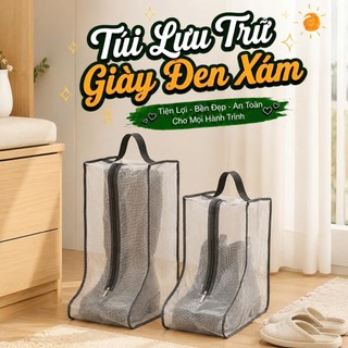 Túi đựng giày boots trong suốt HomieTech, túi xách bảo quản boots dài boots ngắn chống bụi chống nước