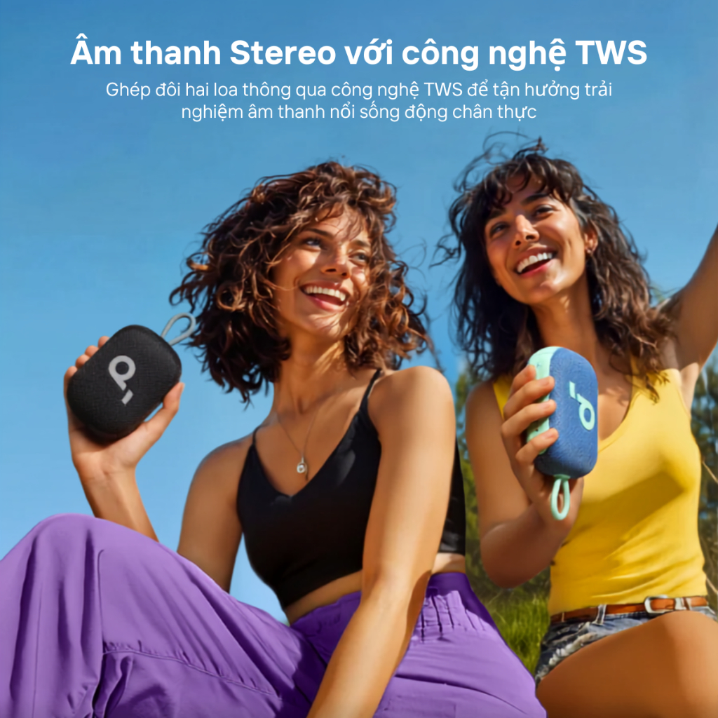 Loa Bluetooth Soundcore Select 4 Go A31X1, chống nước IP67, BH 18 tháng | BigBuy360 - bigbuy360.vn