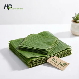 1KG lá chuối tươi chuối Bến Tre bản lá rộng 20 - 28 cm