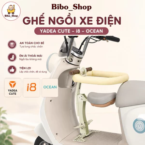 Ghế Ngồi Xe Điện Yadea Cutte, i8,, Ocean – Chất Liệu Cao Cấp, An Toàn Cho Bé