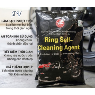 Bột Rửa Xe Không Chạm Lazang Ring Self - Combo 10 Gói Bột Tẩy Rửa Vành Xe Ô Tô Xe Máy Siêu Sạch Tạo Bọt Tuyết