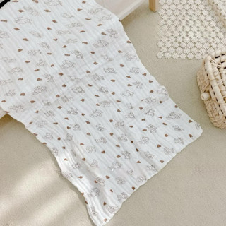 Khăn tắm cho bé, khăn xô tắm cho bé sơ sinh 6 lớp size 110*110cm loại cao cấp