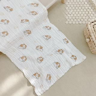 Khăn tắm cho bé, khăn xô tắm cho bé sơ sinh 6 lớp size 110*110cm loại cao cấp