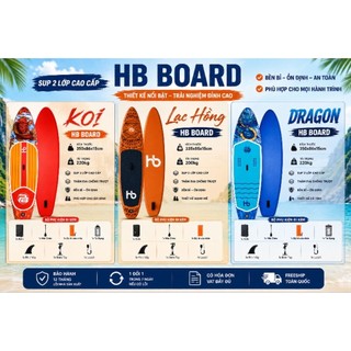 Bộ Sưu Tập SUP thương hiệu HB BOARD - Thuyền SUP / Ván chèo đứng bơm hơi