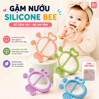 Gặm Nướu Bee Cho Bé Coniu Siêu Mềm Giúp Giảm Ngứa Nướu An Toàn Cho Bé( Có Hộp Đưng)