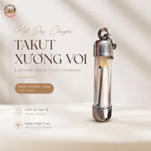 Mặt dây chuyền voi 5cm – Kiểu dáng trang nhã, chất liệu cao cấp