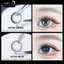 Lens mắt C795 Blue màu xanh loang tự nhiên, có viền, size vừa - thương hiệu LUNA EYES