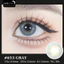 Lens mắt 653 Gray màu xám xanh mix ngôi sao lấp lánh, size nhỏ - thương hiệu LUNA EYES