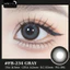 Lens mắt FB-234 Gray màu xám viền nâu tự nhiên, size lớn - thương hiệu LUNA EYES