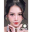 Lens mắt FB-234 Gray màu xám viền nâu tự nhiên, size lớn - thương hiệu LUNA EYES