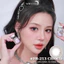 Lens mắt FB-213 Black màu đen chấm sáng hiệu ứng long lanh không giãn tự nhiên, size nhỏ