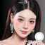 Lens mắt A296 Gray màu xám vân tia, không viền, size nhỏ - thương hiệu LUNA EYES