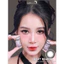 Lens mắt 537 Black màu đen omber không giãn tự nhiên, size nhỏ, thương hiệu LUNA EYES