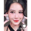 Lens mắt 537 Black màu đen omber không giãn tự nhiên, size nhỏ, thương hiệu LUNA EYES