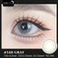 Lens mắt 548 Gray màu xám vân tia ánh vàng không viền tự nhiên, size nhỏ - LUNA EYES brand