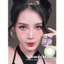 Lens mắt 464 Green màu xanh tia vân đá không viền nổi bật, size nhỏ - thương hiệu LUNA EYES