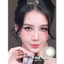 Lens mắt 464 Gray màu xám rêu vân đá, viền đen, size nhỏ - thương hiệu LUNA EYES