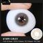 Lens mắt 309 Gray màu xám vân nhũ nổi bật, size nhỏ - thương hiệu LUNA EYES