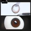 Lens mắt E46 Black màu đen mix nâu chấm sáng tự nhiên, size vừa, thương hiệu LUNA EYES