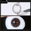 Lens mắt B317 Gray màu xám vân tia tự nhiên, size vừa - thương hiệu LUNA EYES