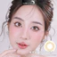Lens mắt 458 Brown màu nâu vân tia không viền tự nhiên, size nhỏ - LUNA EYES brand