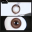 Lens mắt FC-365 Brown màu nâu hồng tự nhiên, viền to, size lớn - brand LUNA EYES