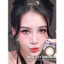 Lens mắt FB-231 Brown màu nâu trơn mắt mèo, viền to, size lớn - thương hiệu LUNA EYES